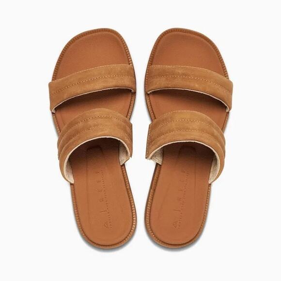 REEF LOFTY LUX HI WOMENS SANDAL Size 8 Beige - Picture 2 of 10